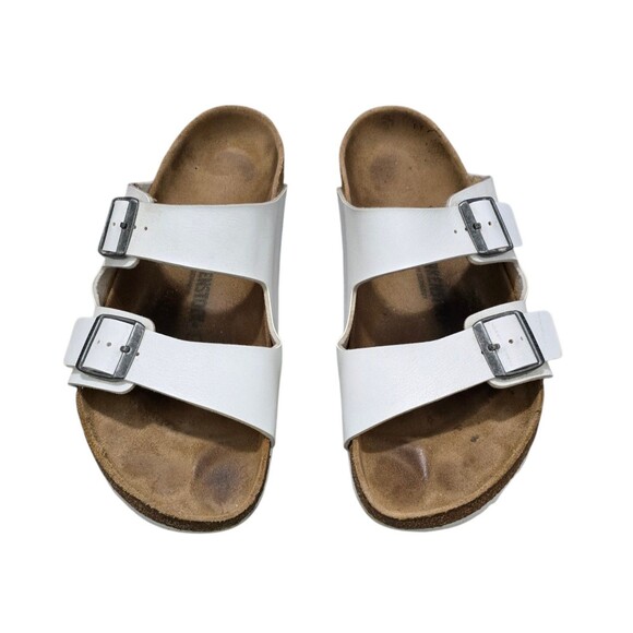 Birkenstock Arizona Sandals Mens Birko Flor White Shoes US Size 12 EU 45 - Picture 10 of 10